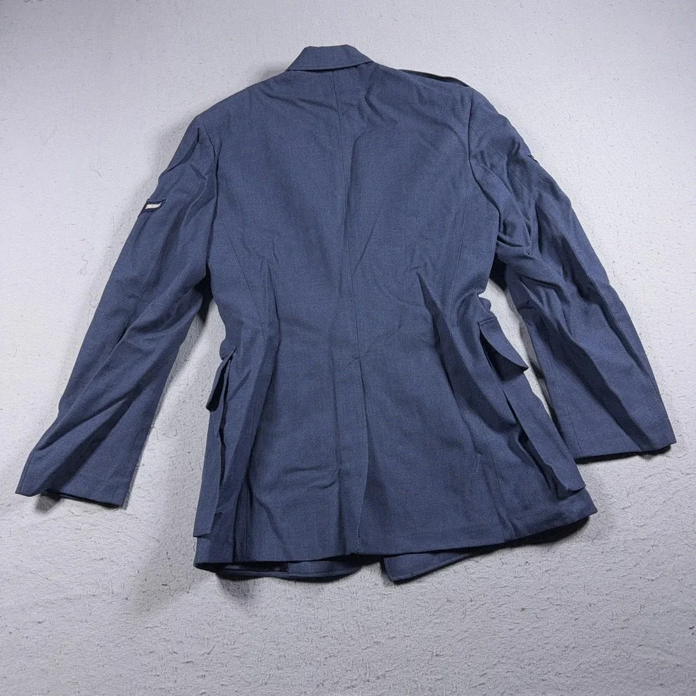 Vintage U.S. Air Force Dress Uniform Jacket 37R Blue Military Service Coat‎ USAF